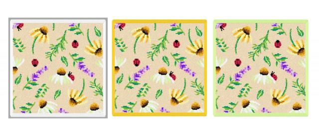 6月1日発売「コスメキッチン」コラボ：ハンカチ（ベージュ）各￥2,750(税込)　約25×25cm