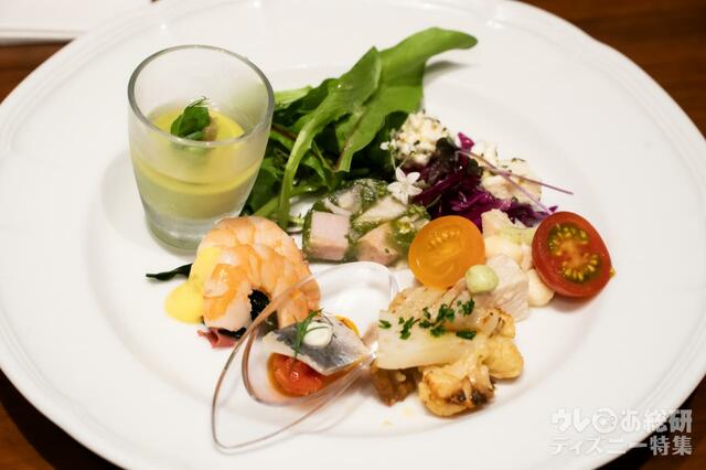 【東京ディズニーシー・ファンタジースプリングスホテル】ファンタジースプリングス・レストラン ディナーメニュー例