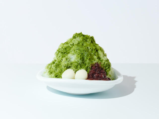 「ミニ宇治金時」＜価格：490円（税込539円））＞【これは奇跡のようなくちどけ！かき氷を超えた贅沢スイーツ！ココスの「純氷ふわふわかき氷フェア」】