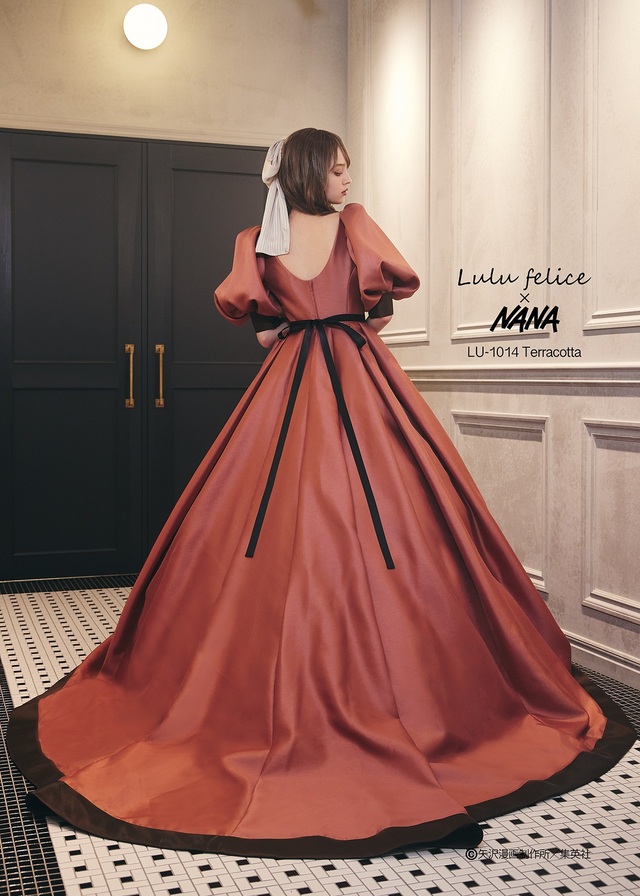 「Lulu felice×NANA」新作ウェディングドレス　LU-1014_Terracotta