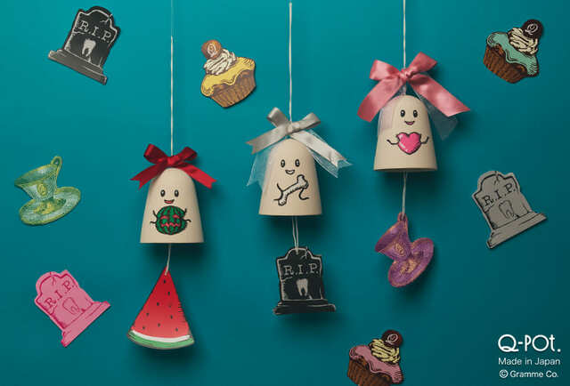【Q-pot. オバケ風鈴】Q-pot.の人気キャラクターのオバケちゃんが風鈴に変身