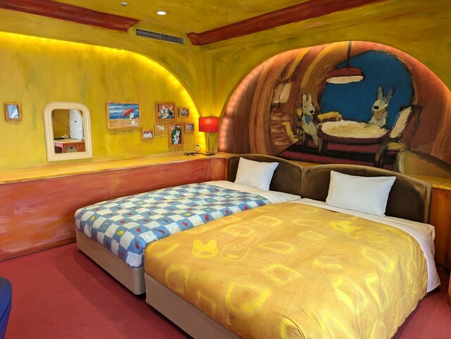 【ハイランドリゾートホテル&スパ】「リサ ルーム」のベッド