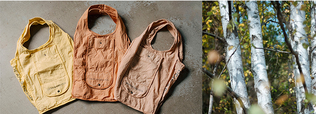 【DEAN＆DELUCA×BetulaN 第一弾：白樺】暖かな陽光のような「白樺染め」のバッグ（2025年1月発売・完売）
