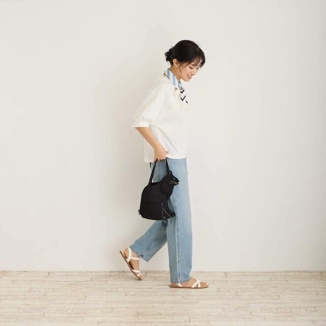 トートバッグ「EU.デリ.オスワリネコｰA」（03/ KURO）