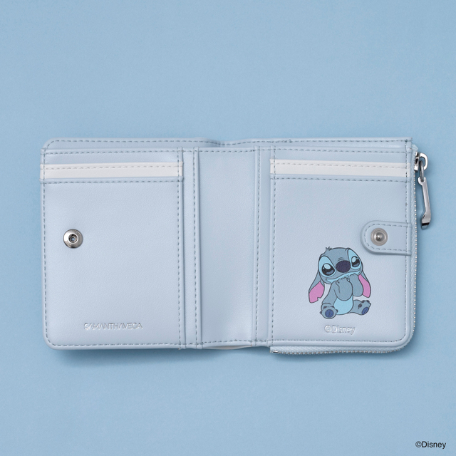 折財布 ¥16,280|SAMANTHAVEGA(サマンサベガ)「スティッチ」コレクション