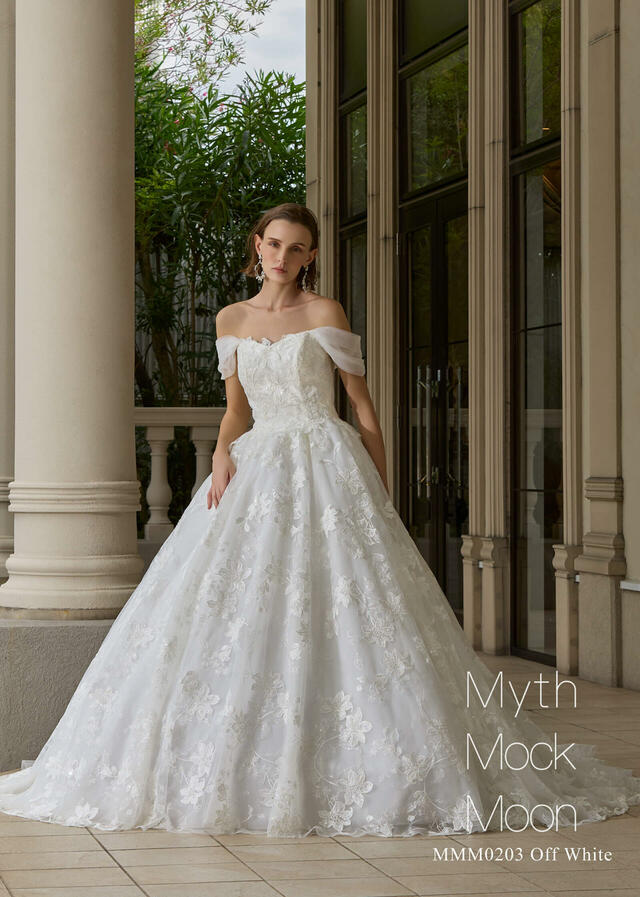 クラウディア「Myth Mock Moon(ミスモックムーン)」新作ウェディングドレス MMM0203_Off White