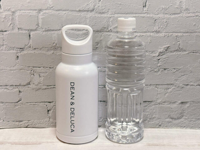 サイズは約高さ19.8×直径7.4cm。容量は400mL（満水時）です