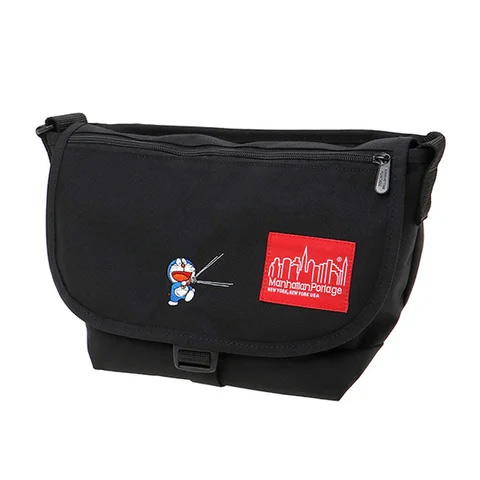 Nylon Messenger Bag JR Flap Zipper Pocket Doraemon 2024  税込￥13,970【Manhattan Portage×ドラえもん】