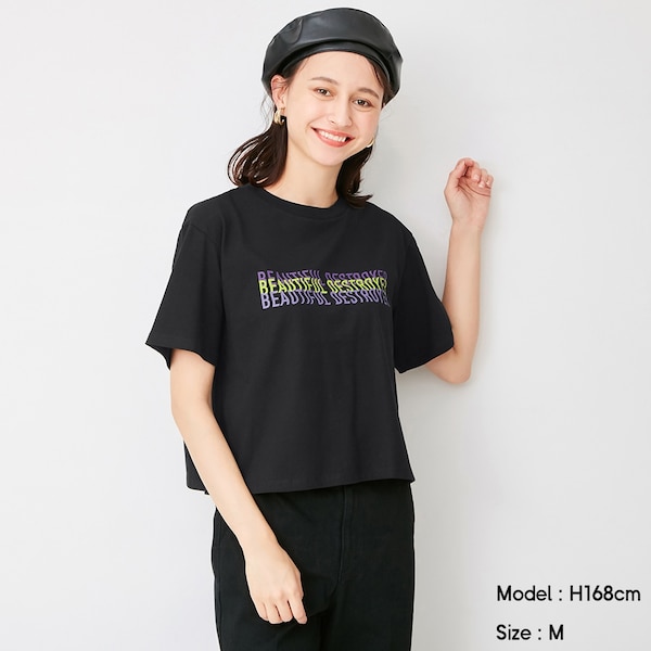 クロップドT(5分袖)Disney 2+X 990円