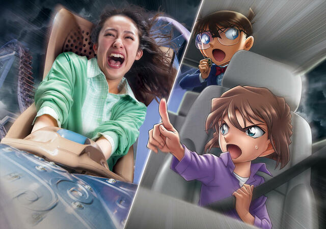 名探偵コナン×ハリウッド・ドリーム・ザ・ライド ～激走の試乗会（テストドライブ）～｜名探偵コナン・ワールド｜ユニバーサル・クールジャパン2023｜ユニバーサル・スタジオ・ジャパン