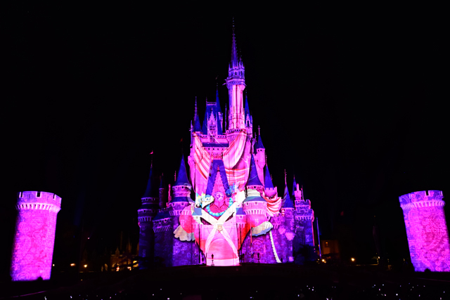 ２０：「シンデレラ」プロジェクションマッピングを生かした楽しいシーン ©Disney