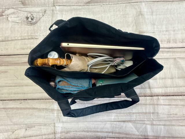 これだけ入れてもまだスペースがあるほど！