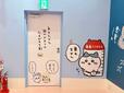非常口の扉もかわいいことに感動。その隣の「乗れません」ハチワレに歴史を感じます