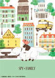 【SPY×FAMILY 限定コレクション】TOWN(タウン)…アーニャとボンドがアニメの舞台の街並みをかろやかに駆け回るデザイン