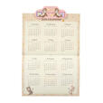チップ＆デール 壁掛けカレンダー クリップ付き Calendar＆Organizer 2025 2,400円
