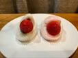 【シャトレーゼ　苺スイーツ】並べると紅白に。お祝い事にも
