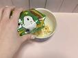 【カルディ×PEANUTS／スヌーピー 刺繍入りメッシュポーチ】ポップコーンはコクのあるチーズ味。軽い食感で、食べすすめる手が止まりません