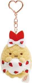 【すみっコぐらし×サクマいちごみるくキャンディ】「ぶらさげぬいぐるみ」2,090円　えびふらいのしっぽ