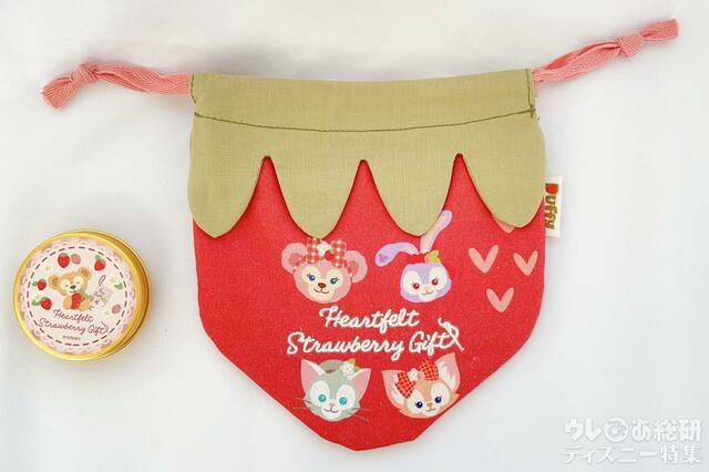 「ダッフィー＆フレンズのハートフェルト・ストロベリーギフト」ギフトセット