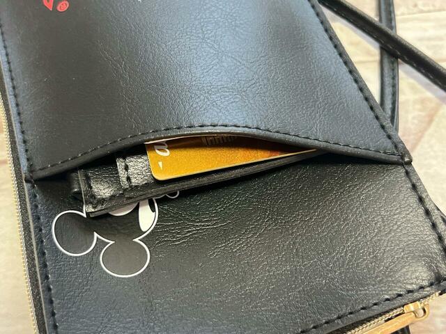 ミッキーは少し見える感じに