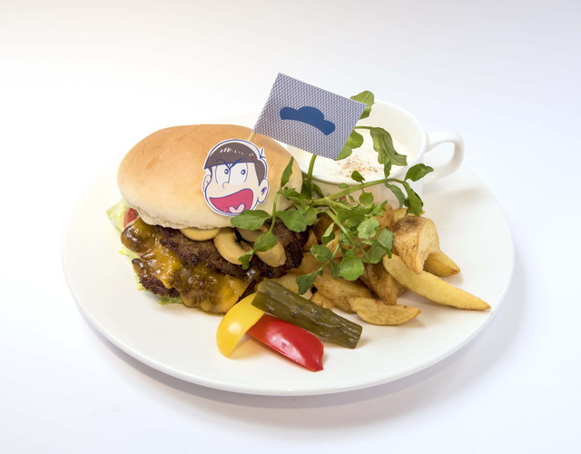 カラ松の肉肉バーガー 1,922円 (税抜き1,780円)　©赤塚不二夫/おそ松さん制作委員会