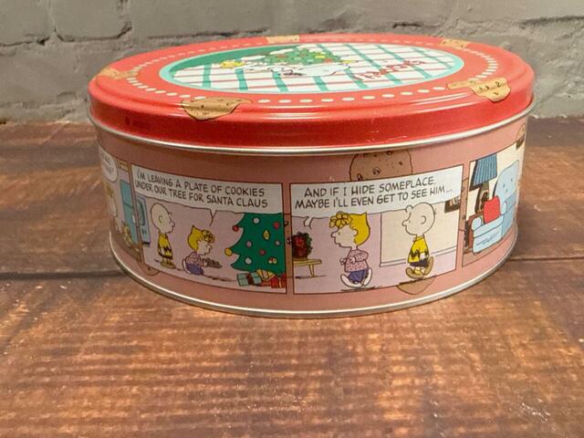 サンタさんにあげるためのチョコチップクッキーを置き、サンタさんを隠れて見ようとしているサリー!