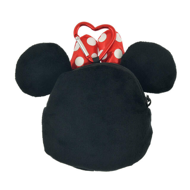 ミニー ポーチ カラビナ付き フェイス MINNIE’S DOT RIBBON 1,600円
