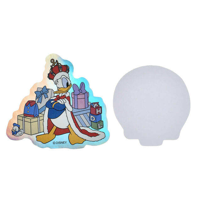 ドナルド シール・ステッカー ダイカット ホログラム Sticker Collection DONALD THE KING BIRTHDAY 700円