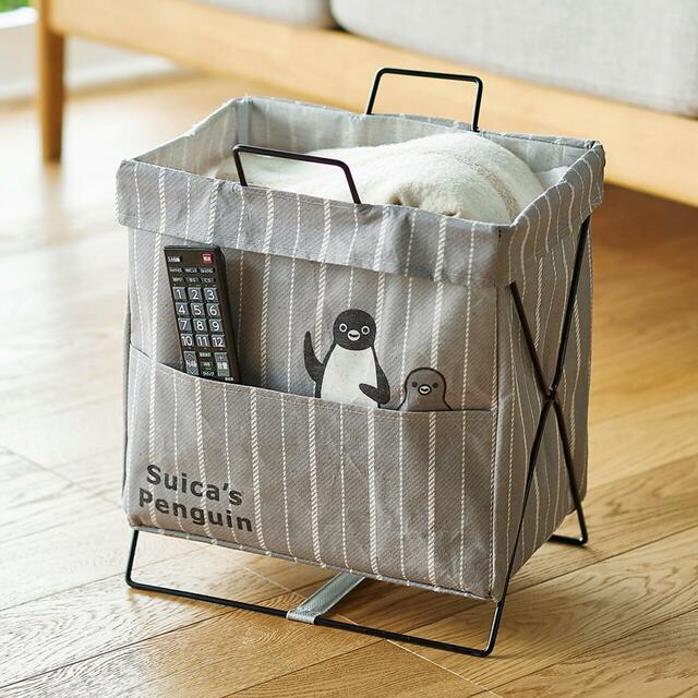 ベルメゾン 収納スタンドバスケット「Suicaのペンギン」