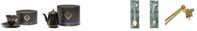 マレフィセント/カップ＆ソーサー:￥3,200マレフィセント/ティーポット：￥4,200　　　マレフィセント/ティースプーン：￥800マレフィセント/ケーキフォーク：￥800