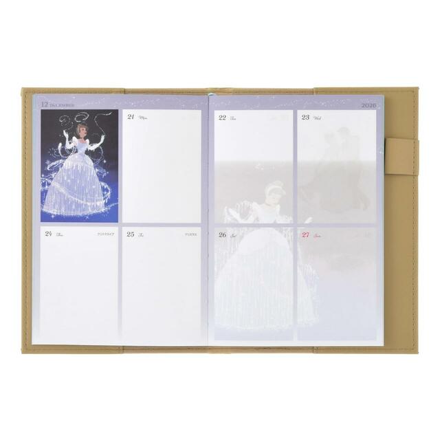 シンデレラ 手帳・スケジュール帳 B6 型押し ストーリーブック CALENDAR & ORGANIZER 2027 2,900円
