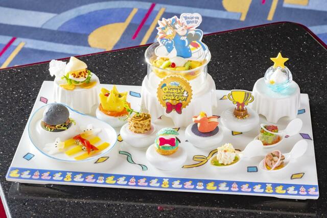 （2025年5月16日～2025年6月30日）ハイピリオン・ラウンジ  ディズニー・パルパルーザ“ドナルドのクワッキー・ダック！ダック！ダックシティ！” プレミアムスウィーツセット