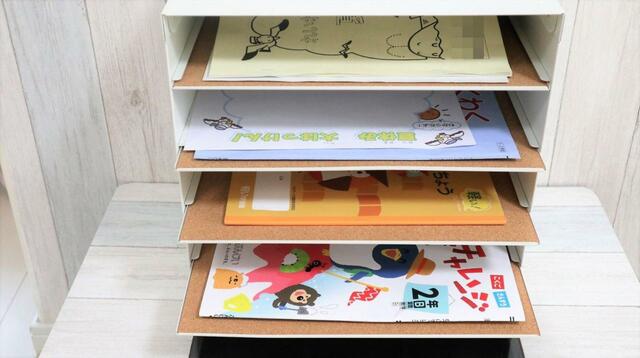 【IKEA クヴィッスレ レタートレイ】子どものプリントやドリル類も