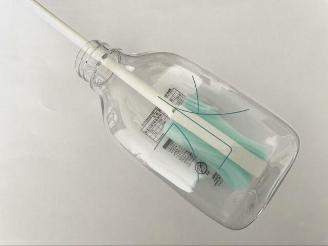 【無印良品 自分で詰める水のボトル】溢れる心配がありません