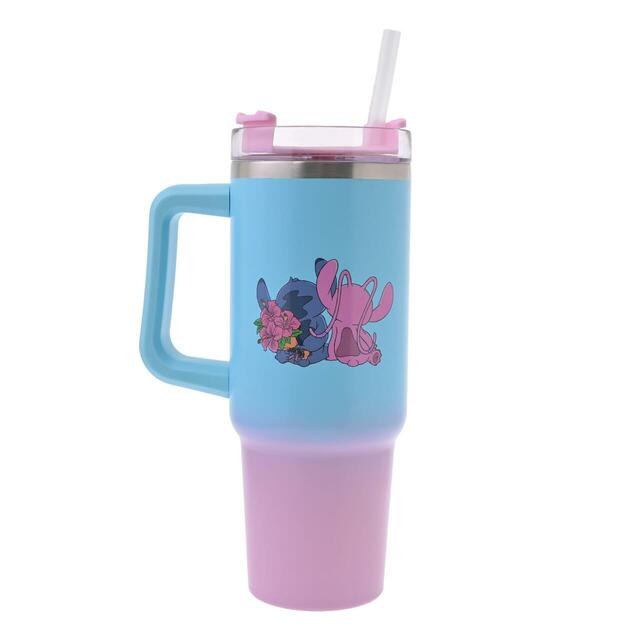 スティッチ＆エンジェル タンブラー ステンレス ストロー付き STITCH ＆ ANGEL 3,600円