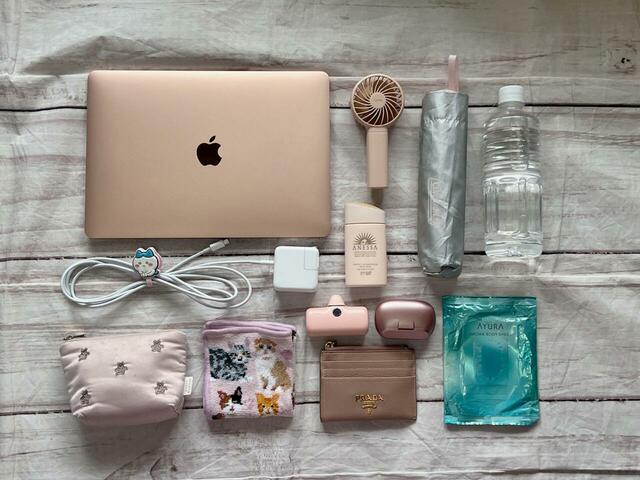 これだけのものが収納できました。大容量にびっくり…！