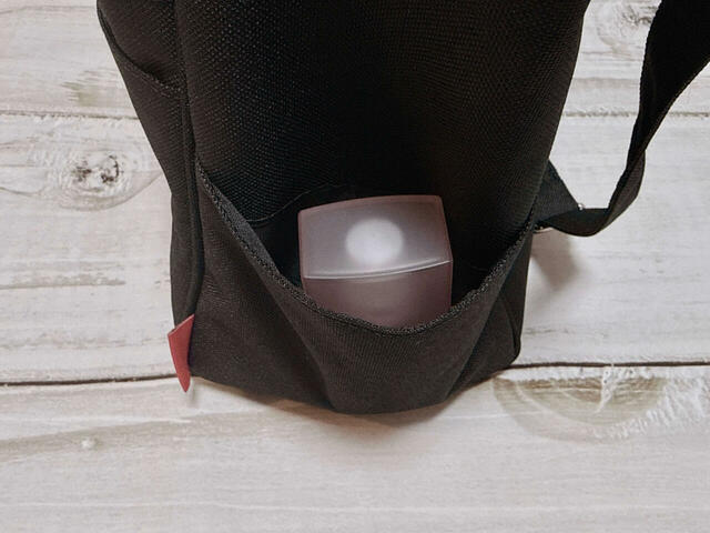 サイドのボトルホルダーにはリフレッシュスプレーをIn