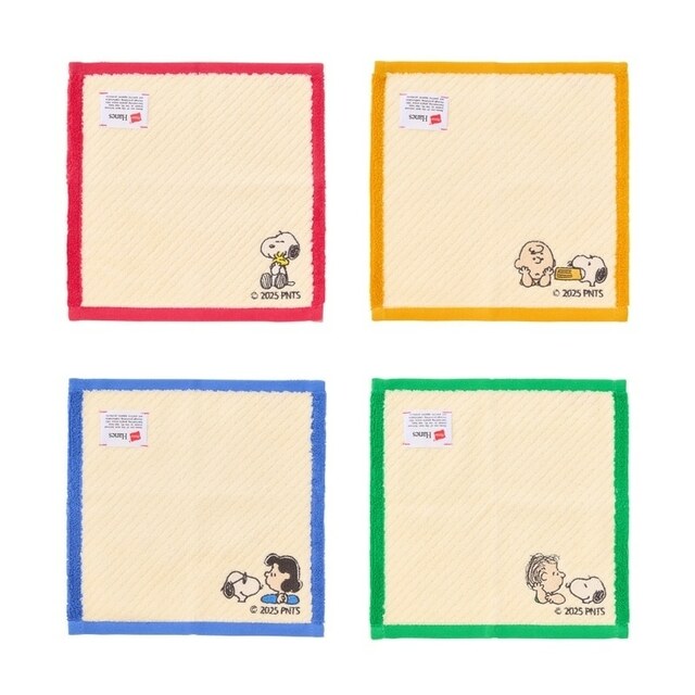 【PLAZA】「スヌーピー PEANUTS Hanes ヘインズ ミニタオル」1,100円／デザインは全部で4種類！
