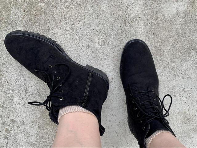 【GU ファインフィットレースアップブーツ】秋〜冬大活躍のアイテム