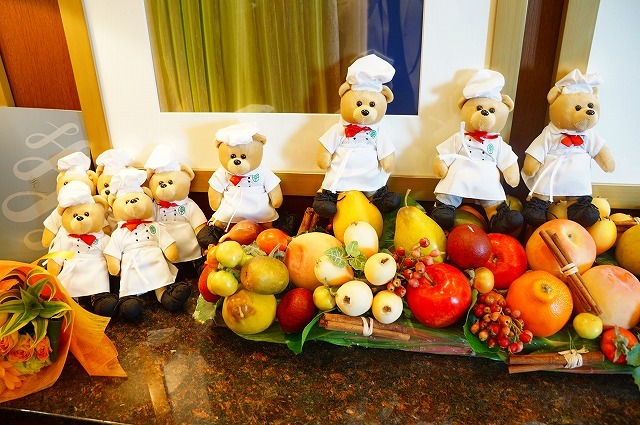 ザ・シャーウッドホテルのクマコックさん達がお出迎え＠帝国ホテル