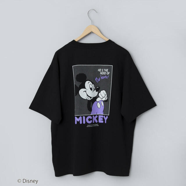 【coen限定/Disney(ディズニー)バックプリントTシャツ】¥3,949/サイズS~XL