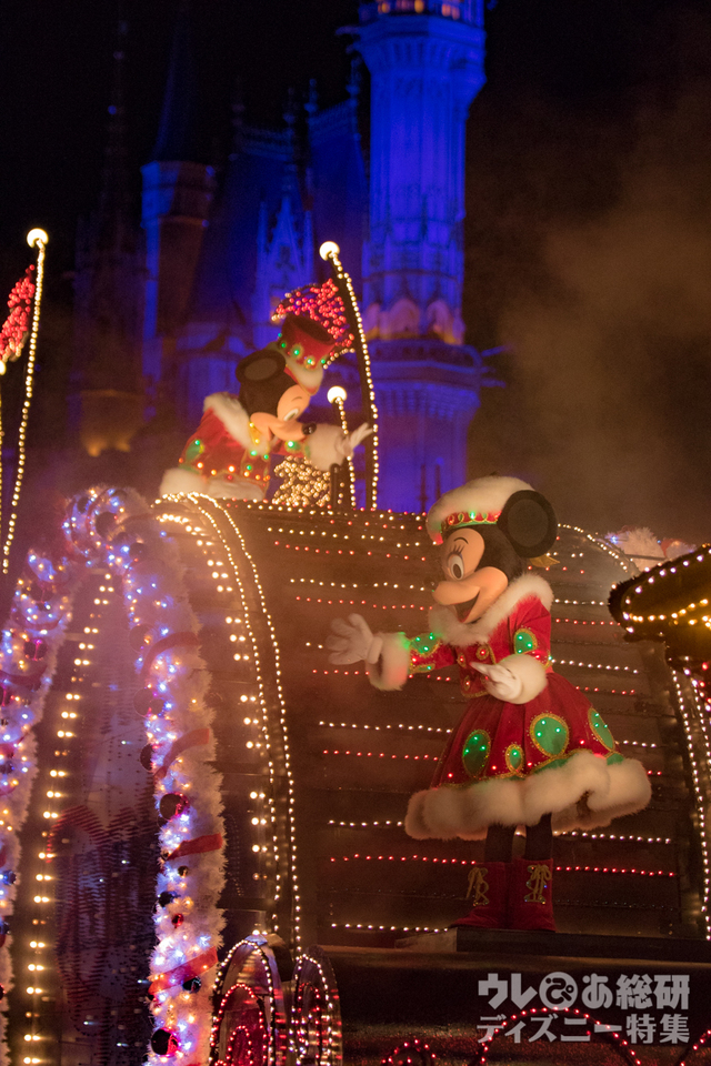 クリスマスバージョン「東京ディズニーランド・エレクトリカルパレード・ドリームライツ」（2016年）｜東京ディズニーランド「クリスマス・ファンタジー」