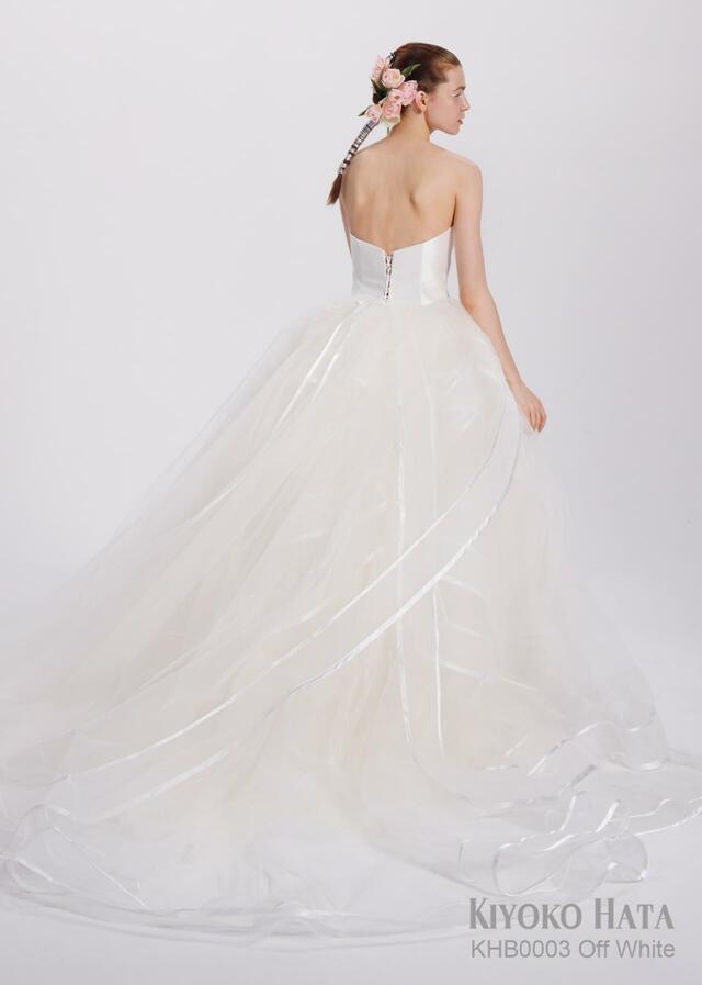 「KIYOKO HATA」新作ウェディングドレス KHB0003_OffWhite