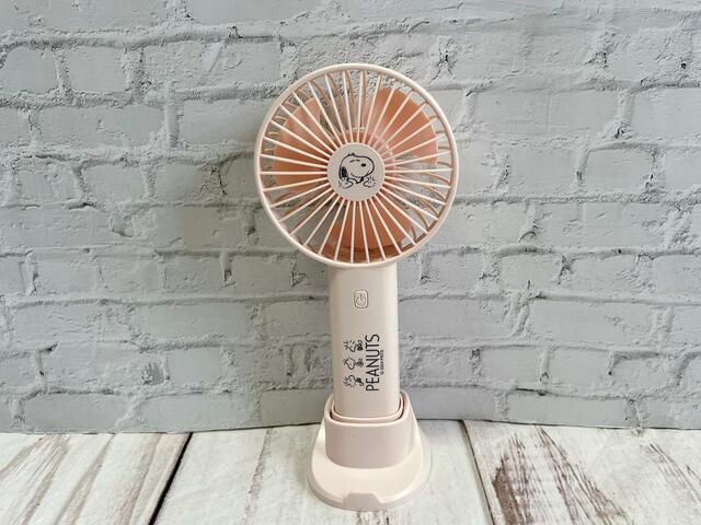 ハンディ扇風機をスタンドに置いてみました！