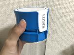 【BRITAボトル型浄水器】フタはカチッとしまるのでごぼれる心配もないです