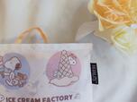 アイスクリームのイラストが可愛い、スヌーピーの2WAYショッピングバッグ