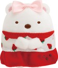 【すみっコぐらし×サクマいちごみるくキャンディ】「てのりぬいぐるみ」1,650円　しろくま