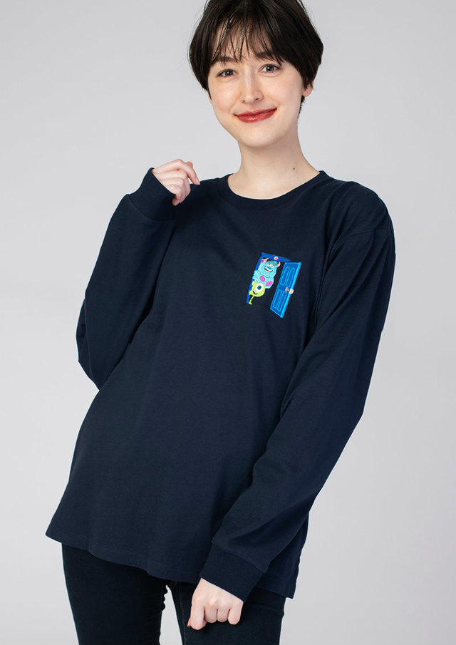 長袖Tシャツ「マイク＆サリー ドア」3,850円（税込）（サイズ：SS/S/M/L/XL）