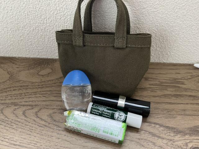 【無印良品 ミニ　帆布　トートバッグ】バッグの中がごちゃごちゃしないだけで、毎日のストレスが減ります！