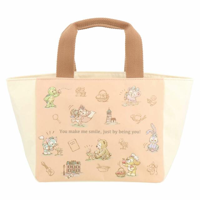 トートバッグ 3,400円｜ダッフィー＆フレンズの「ウェア・スマイルズ・グロウ」グッズ｜東京ディズニーシー｜発売日：2024年7月1日（月）